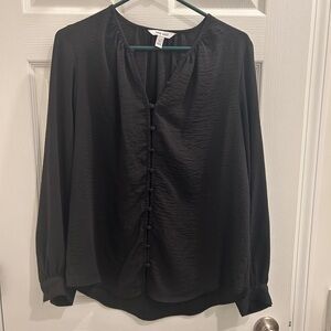 Black Button Up Blouse